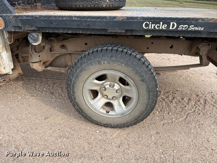 image for item EP7847 2003 Dodge Ram 1500 Crew Cab flatbed pickup truck