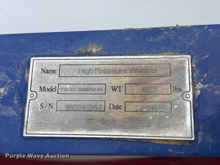 image for item EP7856 2024 Suihe 016 02 4000/1.2-01 pressure washer
