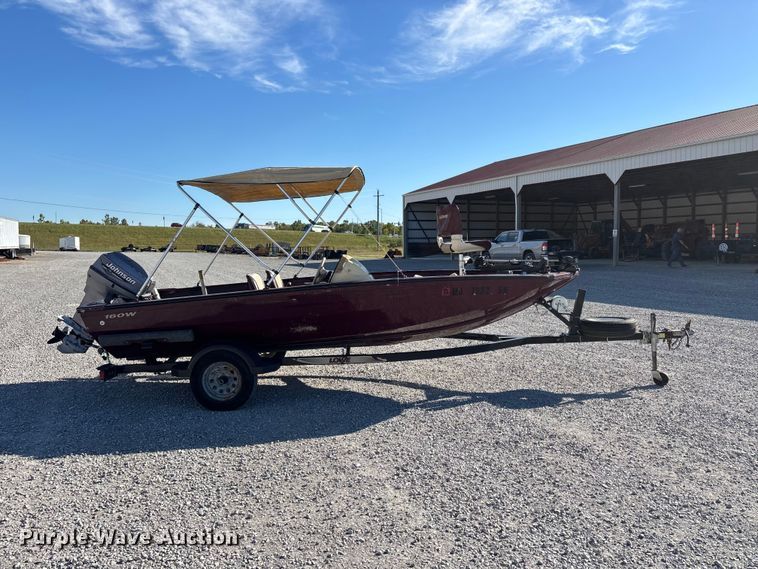 image for item ER3428 2000 Lowe 160W boat