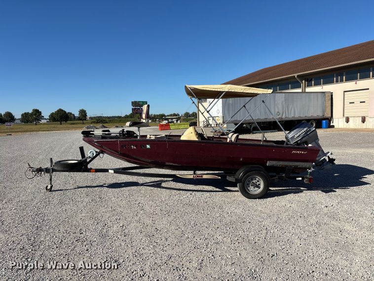 image for item ER3428 2000 Lowe 160W boat