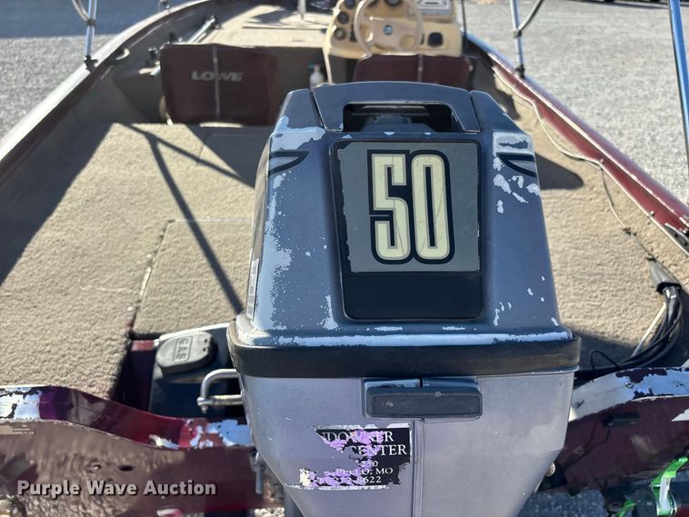 image for item ER3428 2000 Lowe 160W boat