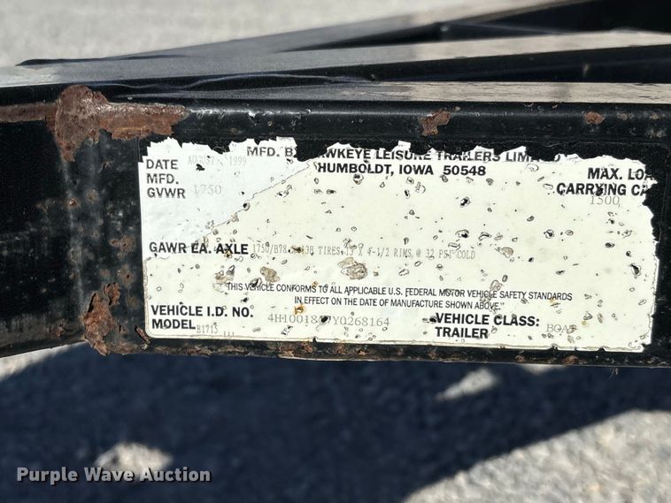 image for item ER3428 2000 Lowe 160W boat