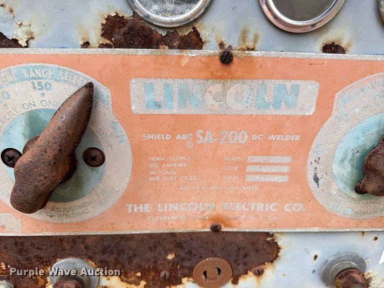 image for item ER3447 (2) Lincoln Shield welders
