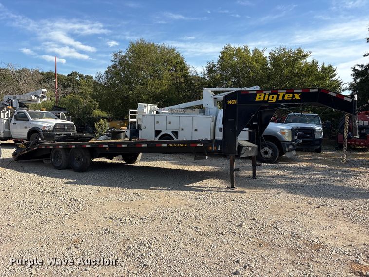image for item ES8178 2023 Big Tex Trailers 14GN-20BK+5MR equipment trailer