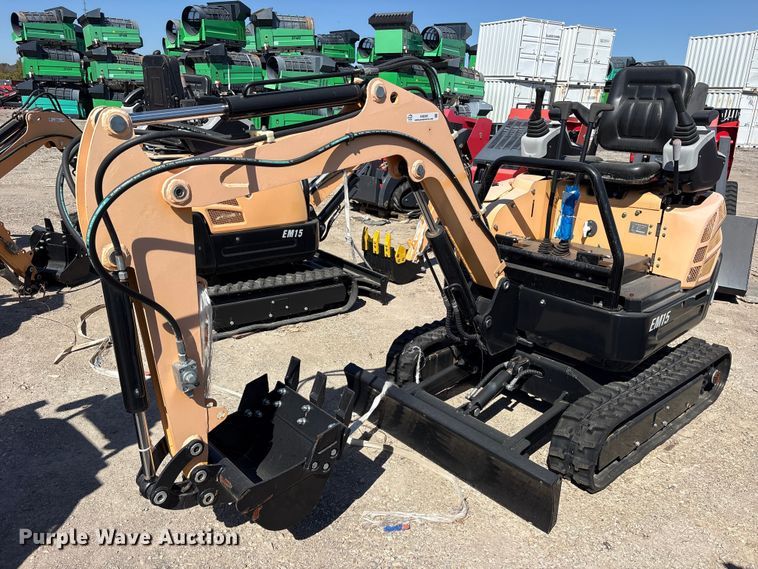 image for item ES8365 2024 Erie EM15 mini excavator