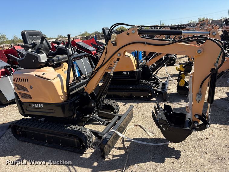 image for item ES8365 2024 Erie EM15 mini excavator