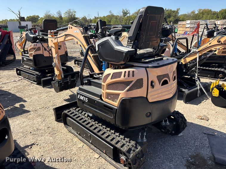 image for item ES8365 2024 Erie EM15 mini excavator