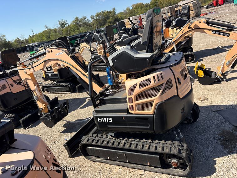 image for item ES8365 2024 Erie EM15 mini excavator