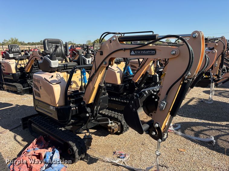 image for item ES8387 2024 Erie EM15 mini excavator