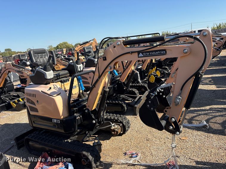 image for item ES8387 2024 Erie EM15 mini excavator