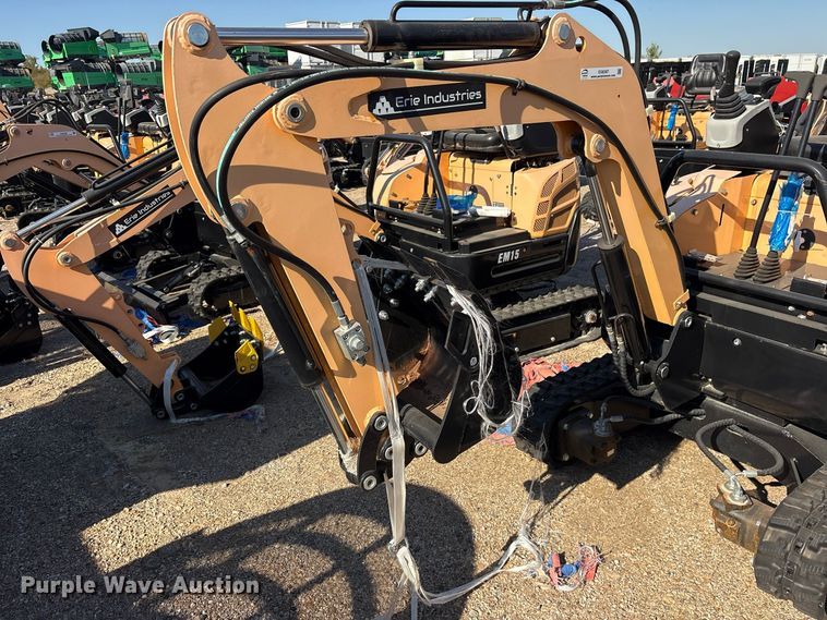 image for item ES8387 2024 Erie EM15 mini excavator