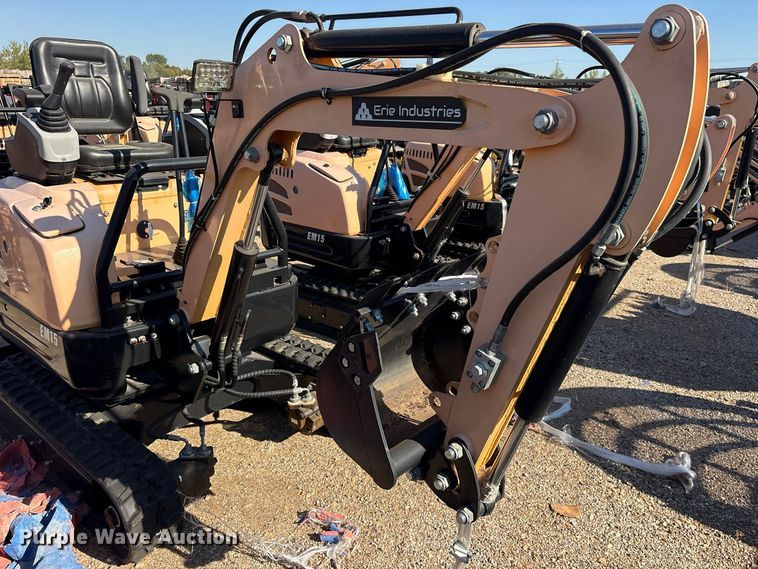 image for item ES8387 2024 Erie EM15 mini excavator