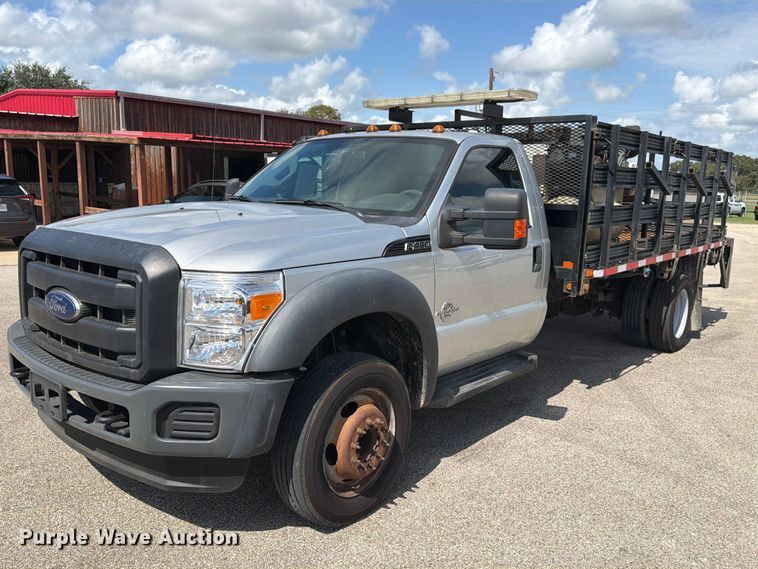 image for item EU0971 2012 Ford F450 flatbed truck