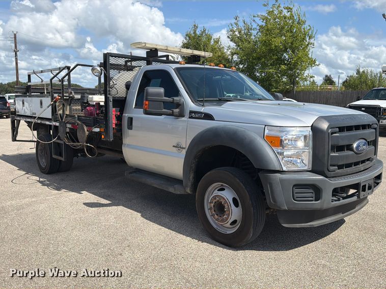 image for item EU0971 2012 Ford F450 flatbed truck