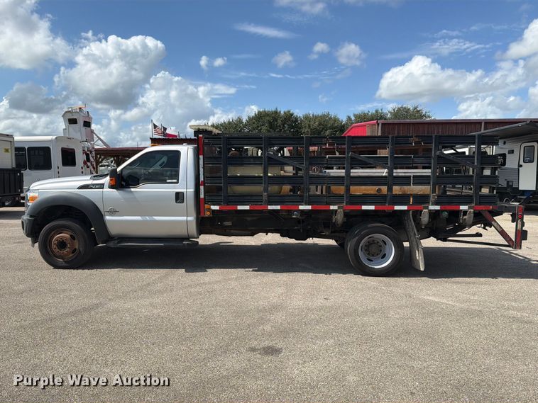 image for item EU0971 2012 Ford F450 flatbed truck