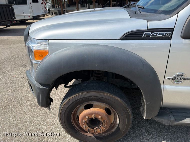 image for item EU0971 2012 Ford F450 flatbed truck