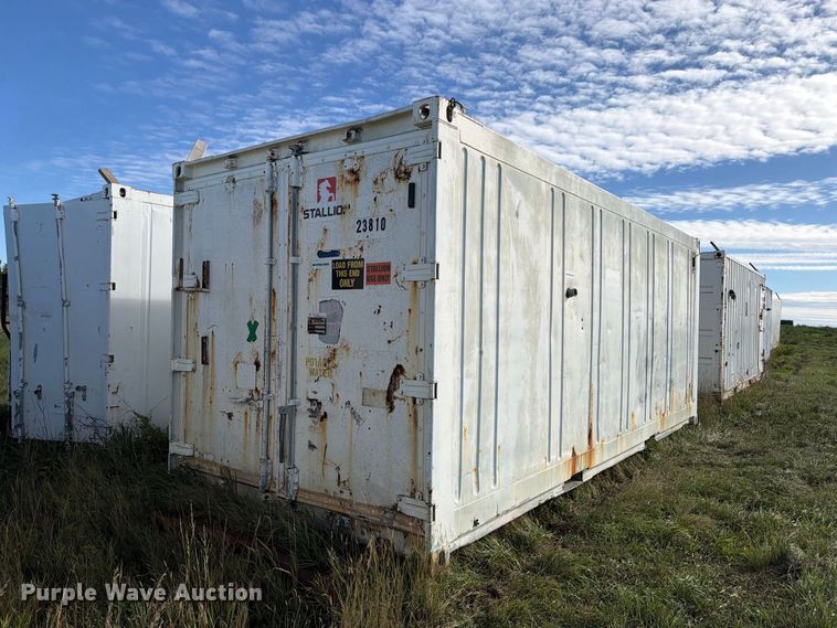 image for item EW1106 (2) skid mounted tank containers