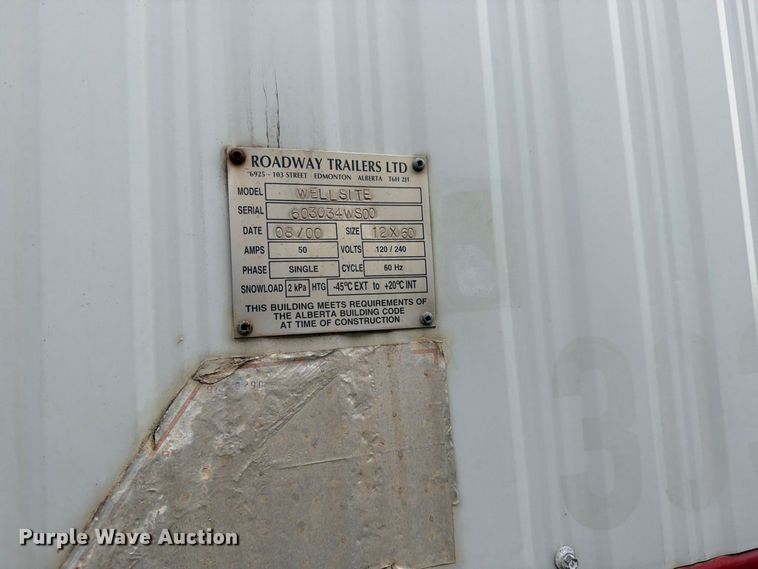 image for item EW1148 Roadway Wellsite skid mounted living quarters