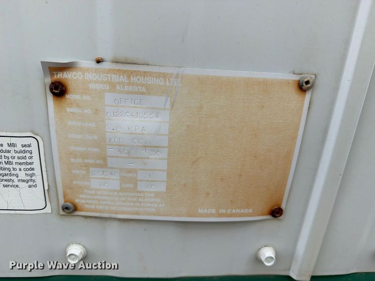 image for item EW1154 2006 Travco Portable Office
