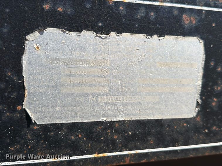 image for item EW2244 2006 Temco equipment trailer