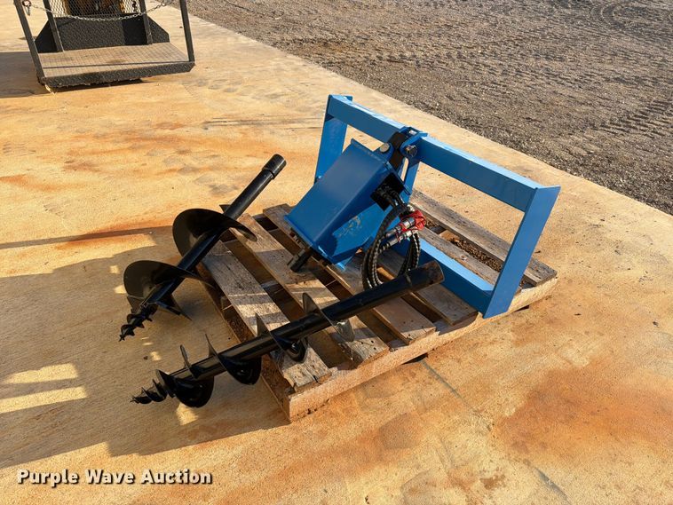 image for item EW7551 GIYI skid steer auger