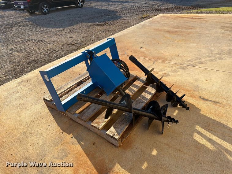 image for item EW7551 GIYI skid steer auger