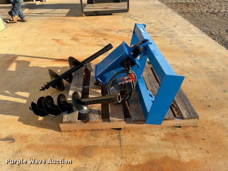 image for item EW7551 GIYI skid steer auger