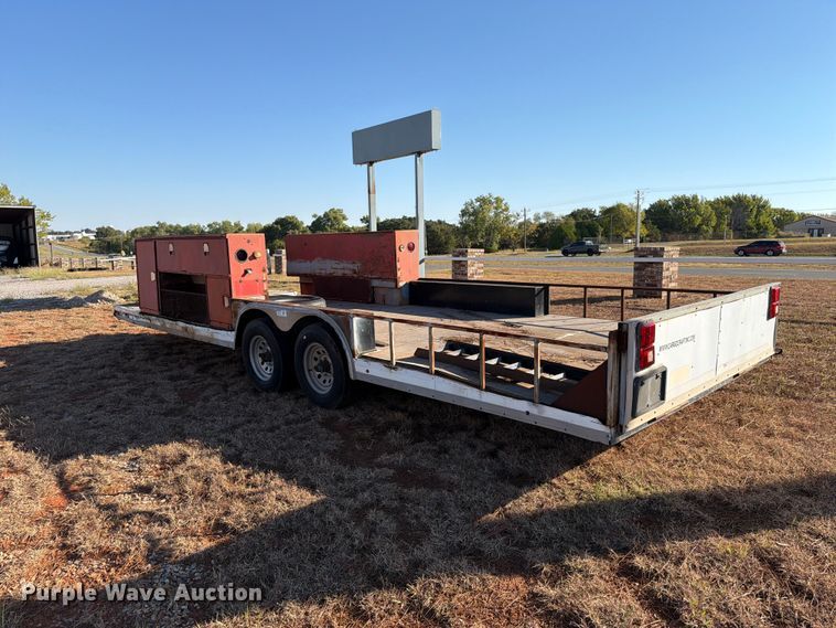 image for item EW7553 Shop Built utility trailer