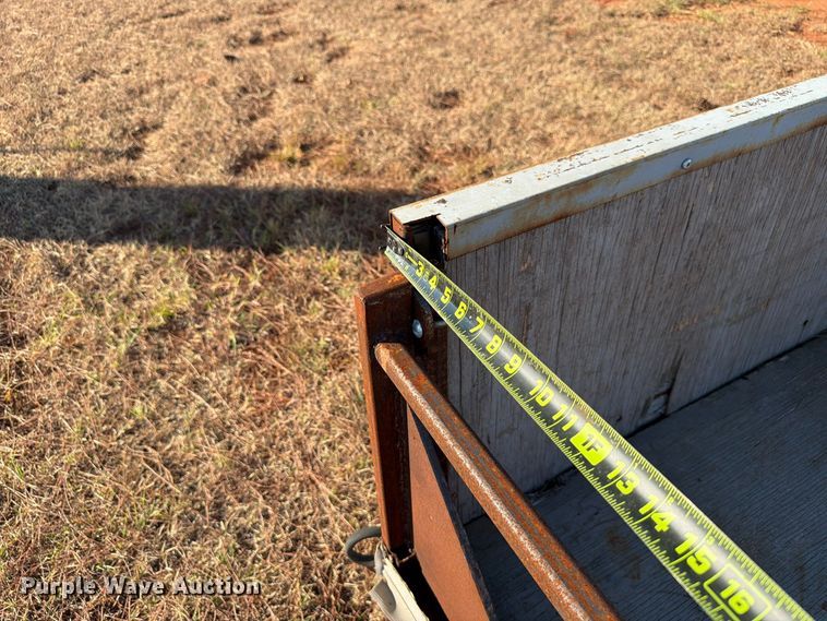 image for item EW7553 Shop Built utility trailer