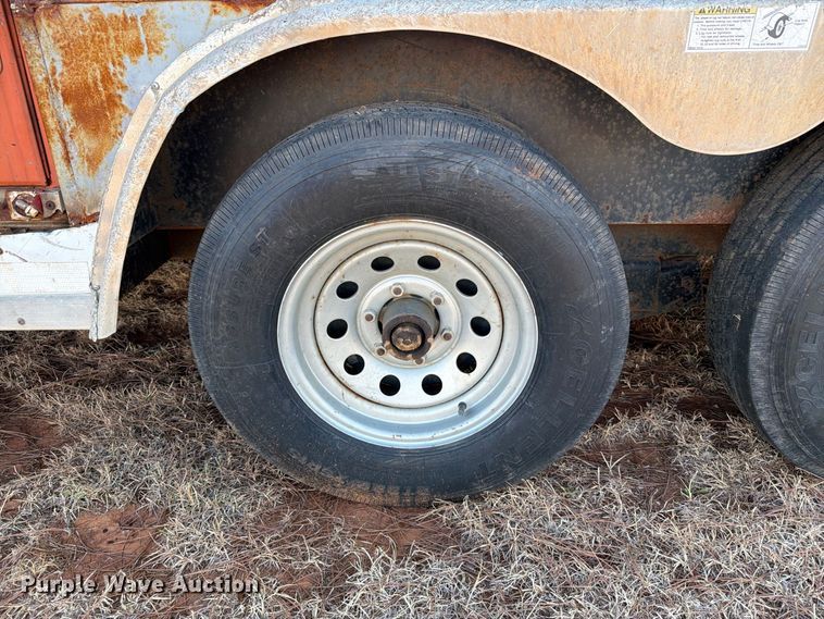 image for item EW7553 Shop Built utility trailer