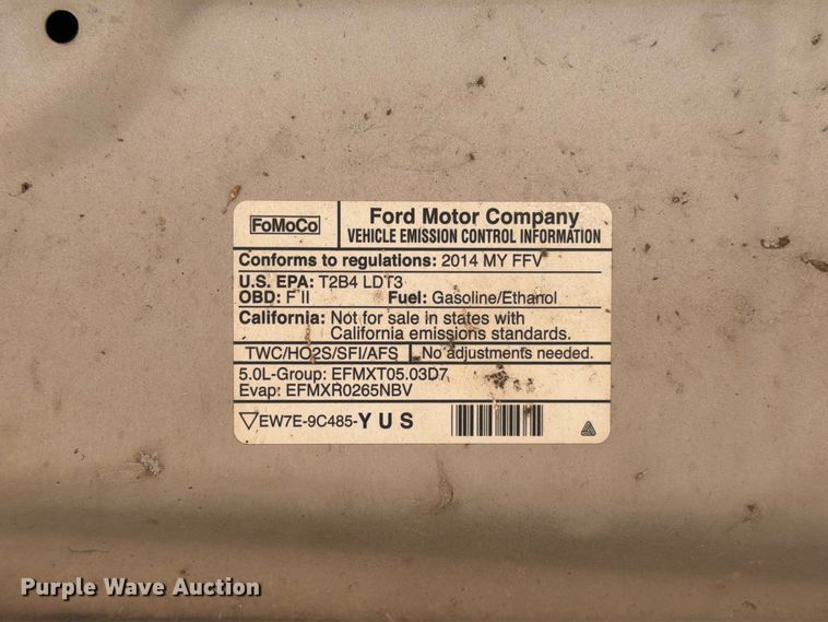 image for item EW7560 2014 Ford F150 Crew Cab pickup truck