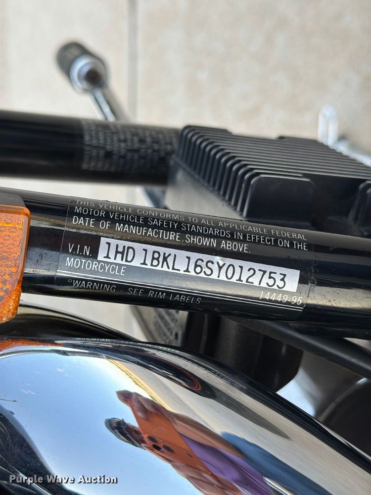 image for item EW8897 1995 Harley-davidson Softail Custom motorcycle