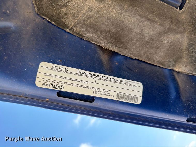 image for item EW8962 2018 RAM 2500 Crew Cab pickup truck