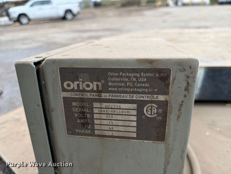 image for item EX1021 Orion H77/15 pallet wrap machine
