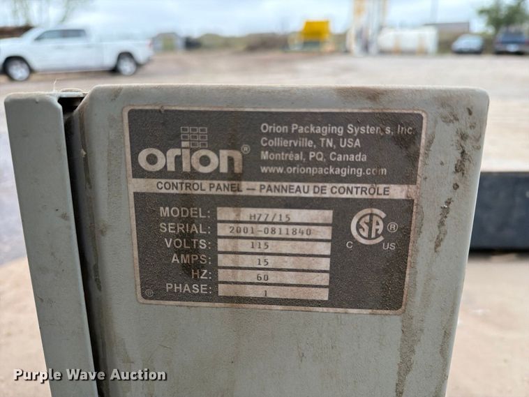 image for item EX1021 Orion H77/15 pallet wrap machine