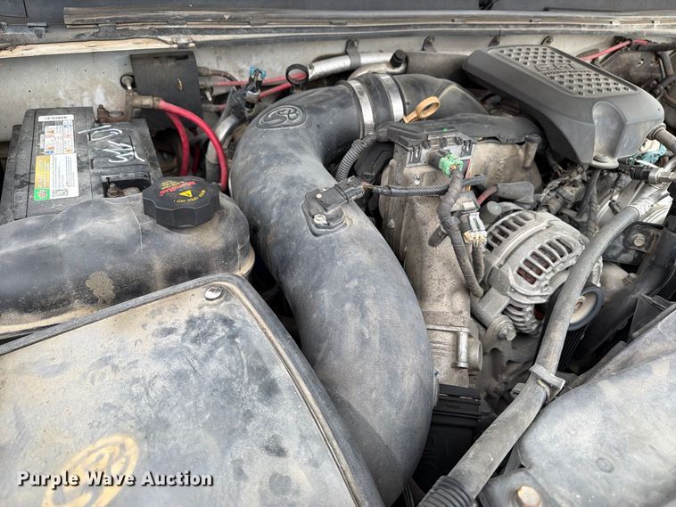 image for item EX1047 2008 Chevrolet Silverado 2500HD Ext. Cab dump flatbed pickup truck
