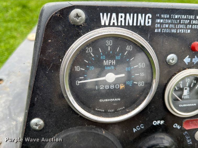 image for item EX1052 1987 Cushman Truckster utility vehicle