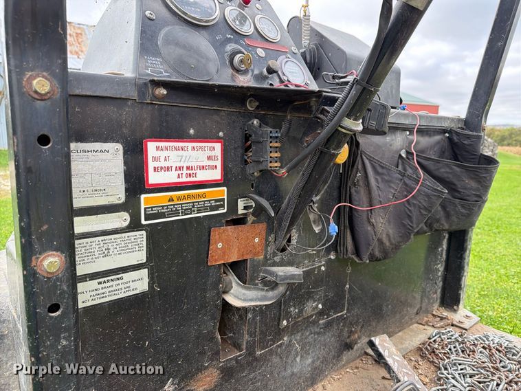 image for item EX1052 1987 Cushman Truckster utility vehicle