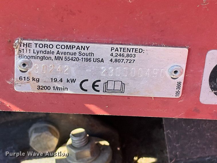image for item EX2328 Toro Groundsmaster 228-D lawn mower
