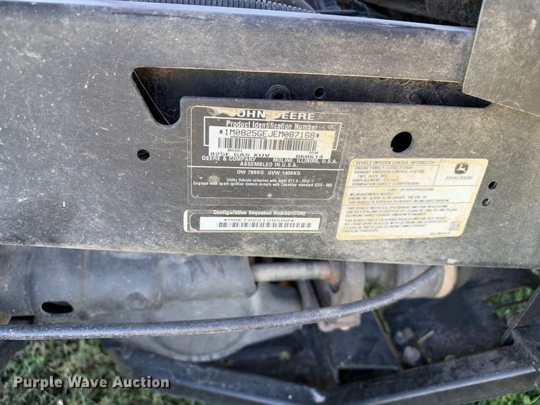 image for item EX2340 2006 John Deere Gator 825E utility vehicle