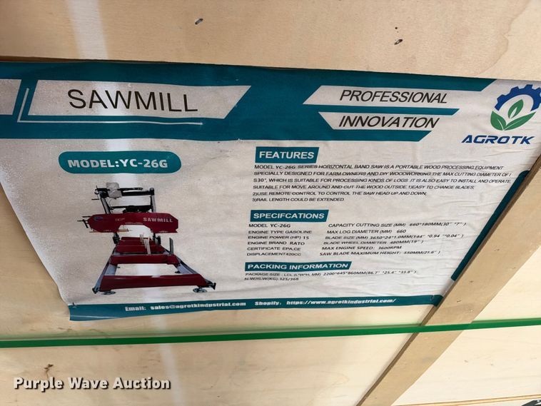 image for item EX2367 Agrotk YC-266 sawmill