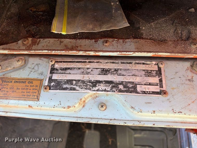 image for item EX2390 1954 Ford F100 pickup truck