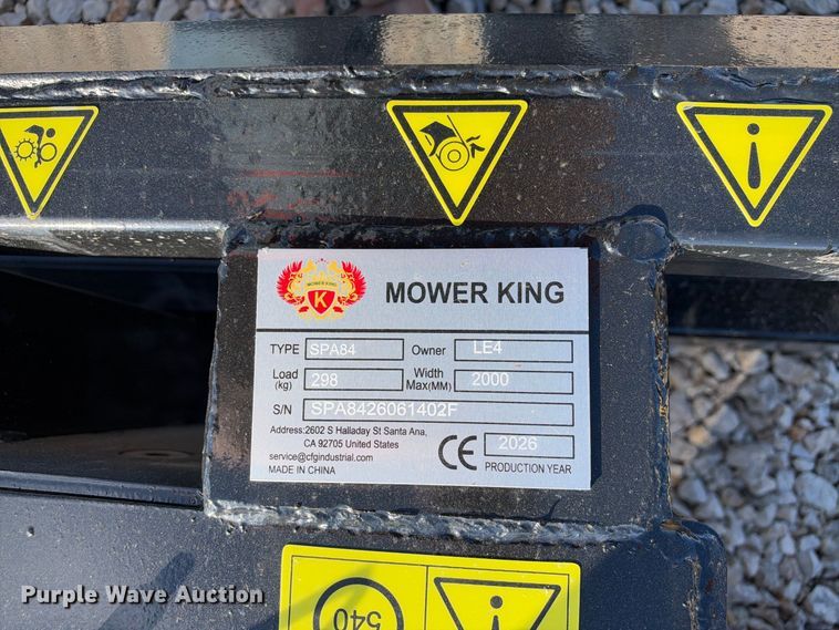 image for item EX2421 2026 AGT SPA84 skid steer blade