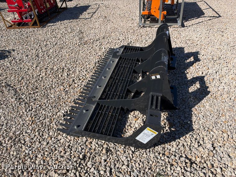 image for item EX2426 2026 Wolverine skid steer rake