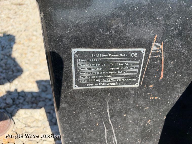image for item EX2432 Skid steer soil conditioner