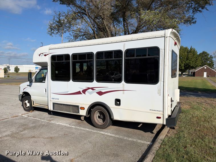 image for item EX2457 2008 Ford E350 Super Duty shuttle bus