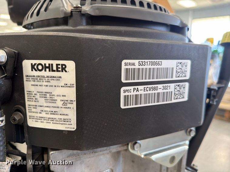 image for item EX4650 2023 Kohler ECV980 engine