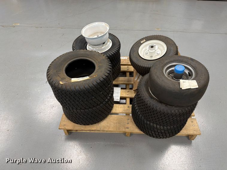 image for item EX4664 Lawn mower tires and wheels
