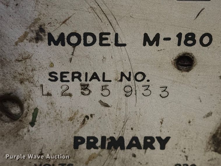 image for item EX4668 Miller M-180 welder
