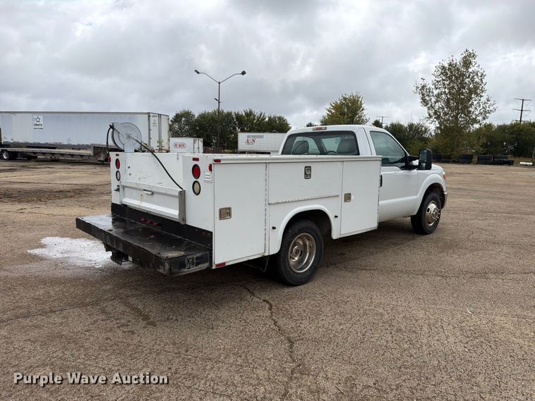 image for item EX4669 2012 Ford F350 Super Duty utility bed pickup truck